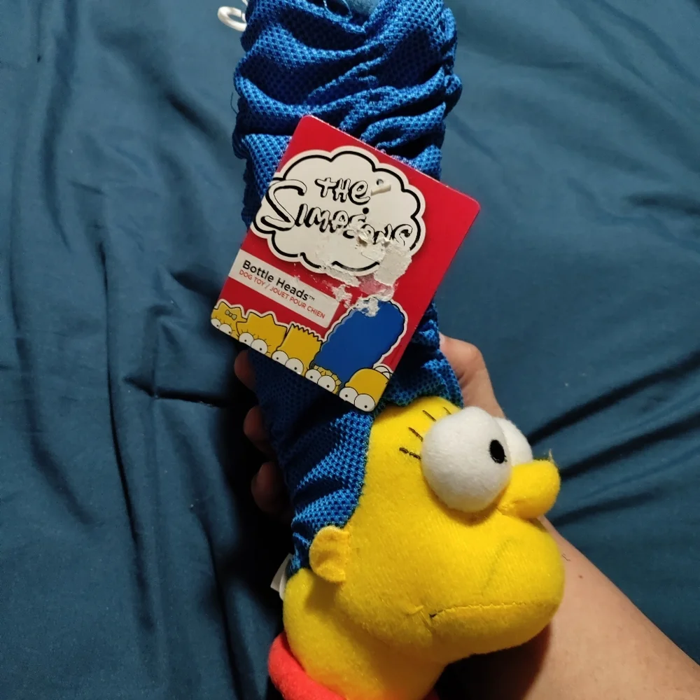 NWT The Simpsons bottle head dog toys set of 3